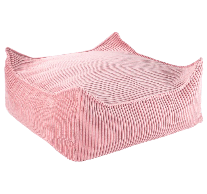 Wigiwama Pouffe Square Ottoman | Pink Mousse Wigiwama Pouffe Square Ottoman | Pink Mousse