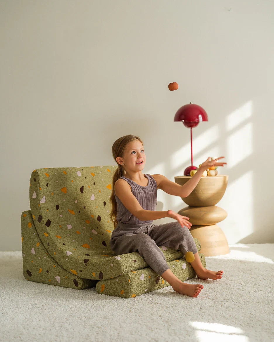 Wigiwama Beanbag Moon Chair | Terrazzo Moss Wigiwama Beanbag Moon Chair | Terrazzo Moss