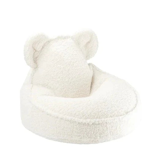 Wigiwama Bear Beanbag Chair | Cream White Teddy Wigiwama Bear Beanbag Chair | Cream White Teddy