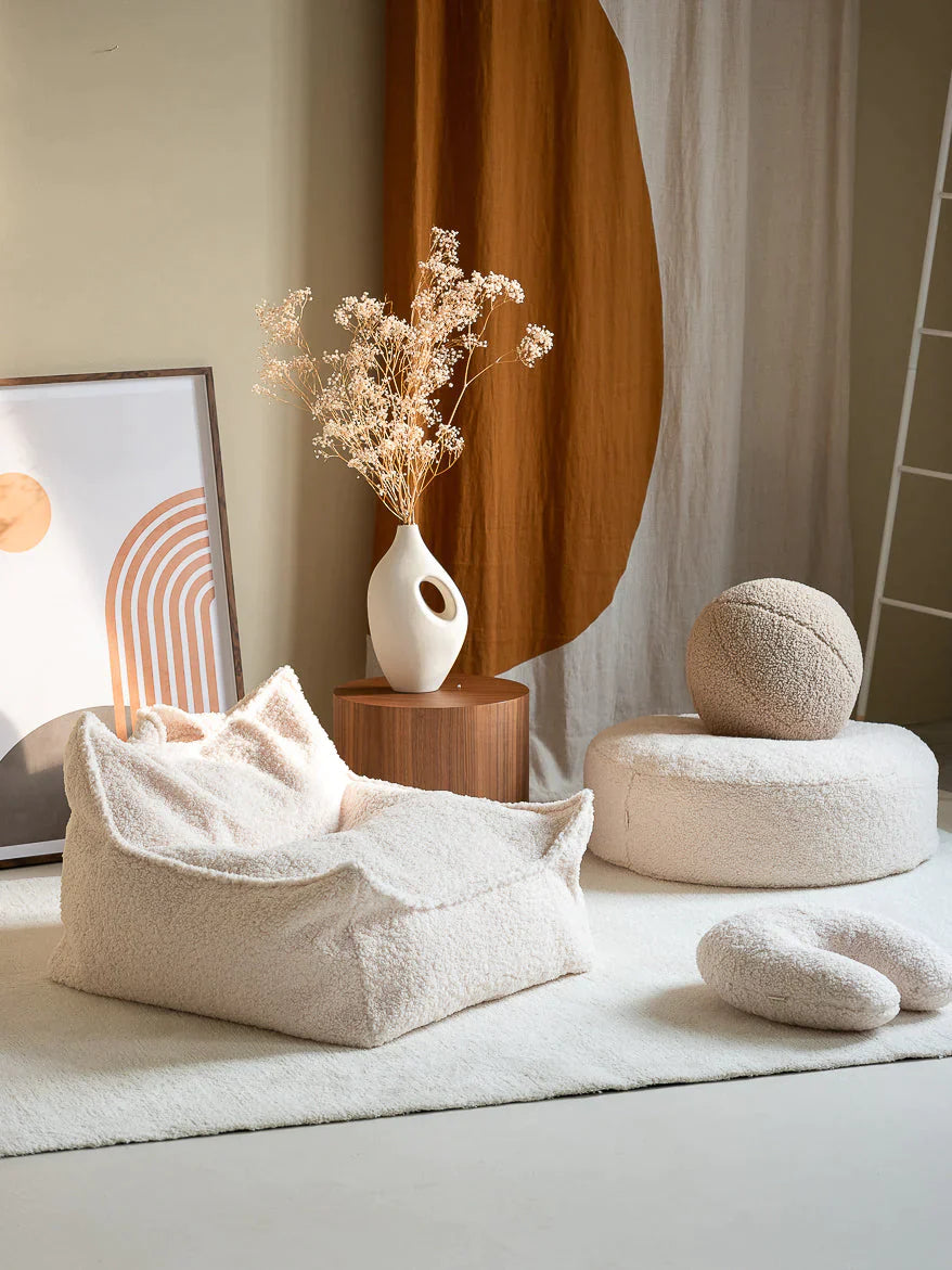 Wigiwama Pouffe Ottoman | Cream Wigiwama Pouffe Ottoman | Cream