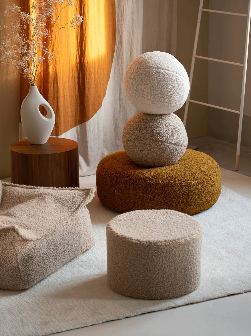 Wigiwama Pouffe Ottoman | Maple Wigiwama Pouffe Ottoman | Maple