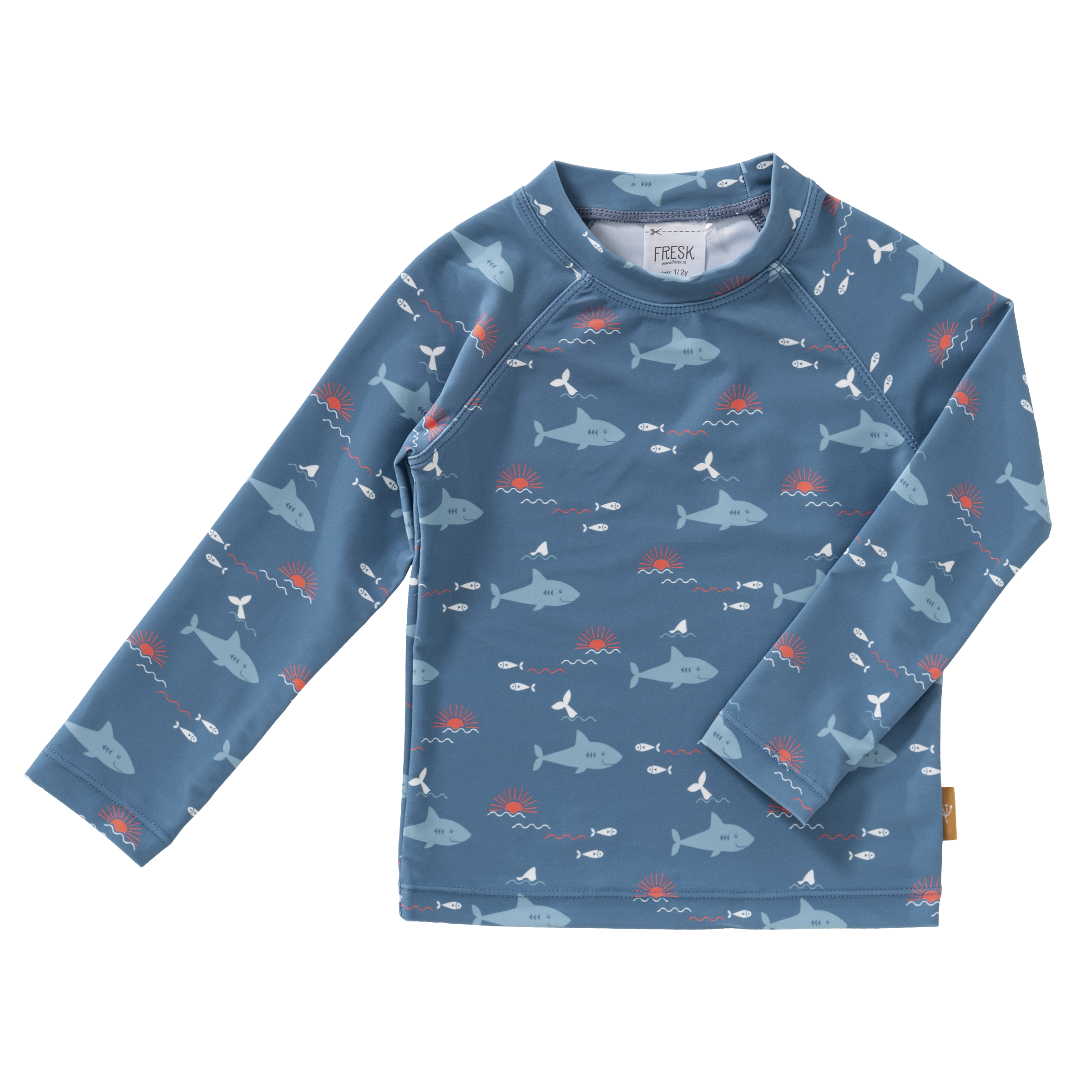 * Fresk UV Zwem T-Shirt Met Lange Mouwen | Shark * Fresk UV Zwem T-Shirt Met Lange Mouwen | Shark