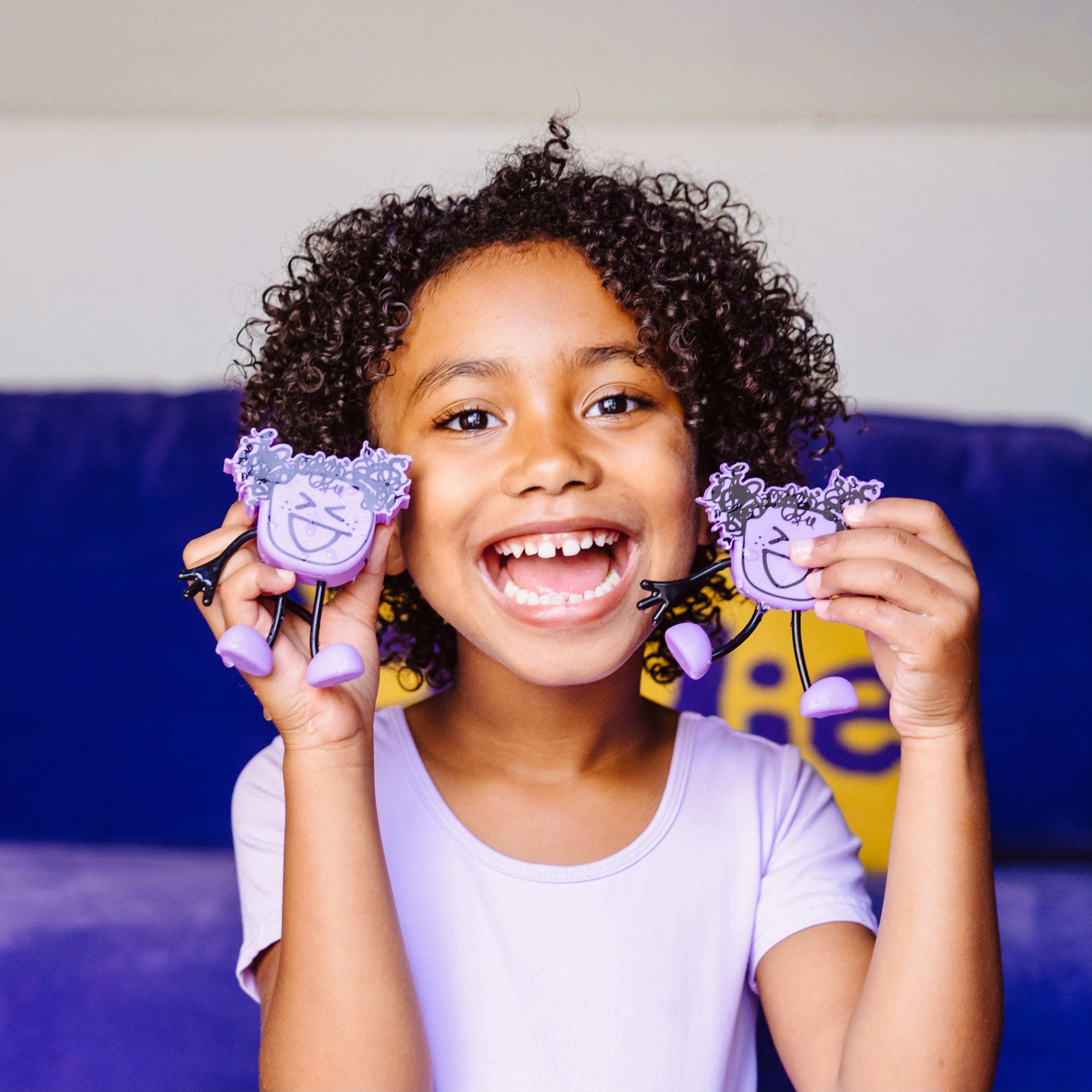 Glo Pals Light Up Sensory Toy Badspeeltje Paars | Lumi Glo Pals Light Up Sensory Toy Badspeeltje Paars | Lumi