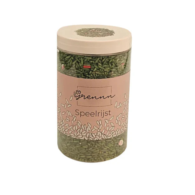 Grennn Speelrijst 750 gram | Santa Claus Grennn Speelrijst 750 gram | Santa Claus