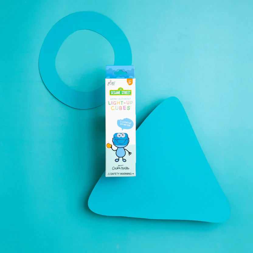 Glo Pals Light Up Cubes Badspeelgoed Blauw | Cookie Monster Glo Pals Light Up Cubes Badspeelgoed Blauw | Cookie Monster