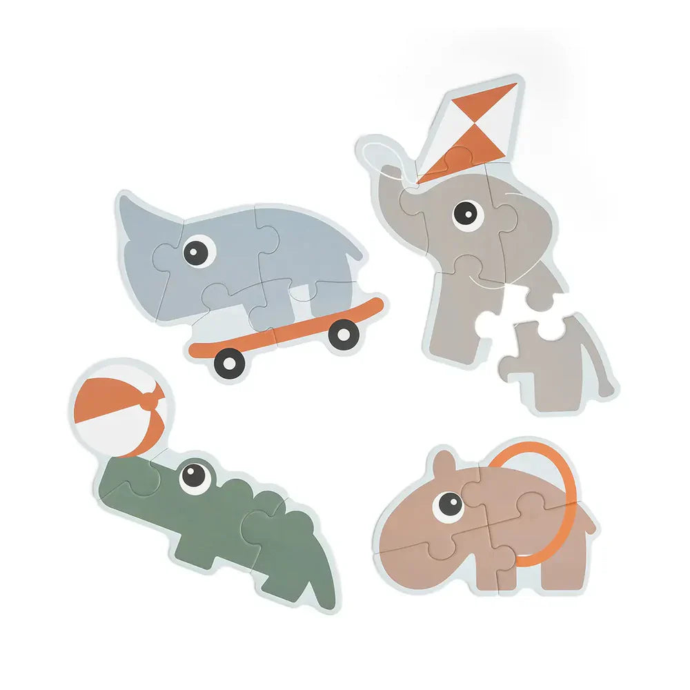 Done By Deer Jigsaw Puzzel Set Playground Colour Mix Done By Deer Jigsaw Puzzel Set Playground Colour Mix