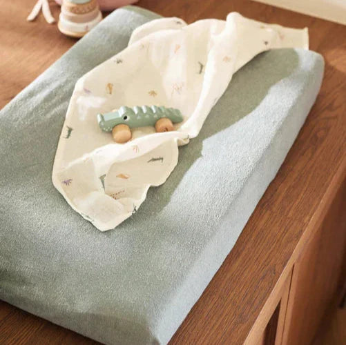 Jollein Verschoningskussen Hoes Terry 50x70cm Sea Green (2pack) Jollein Verschoningskussen Hoes Terry 50x70cm Sea Green (2pack)