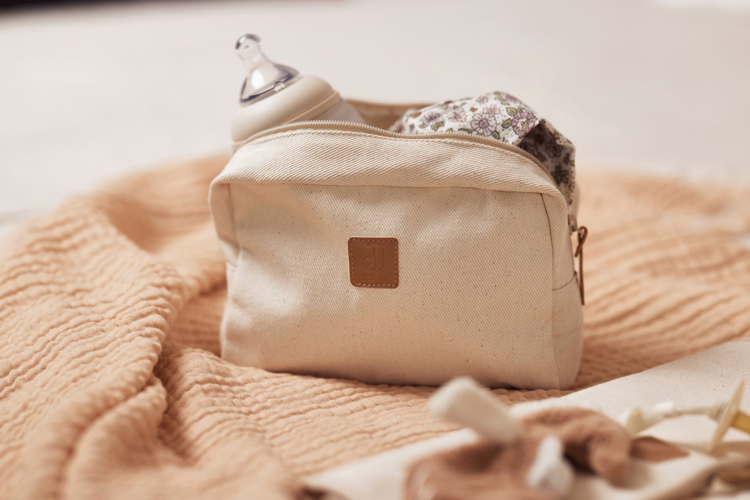 Jollein Etui Toilettas | Twill Natural Jollein Etui Toilettas | Twill Natural