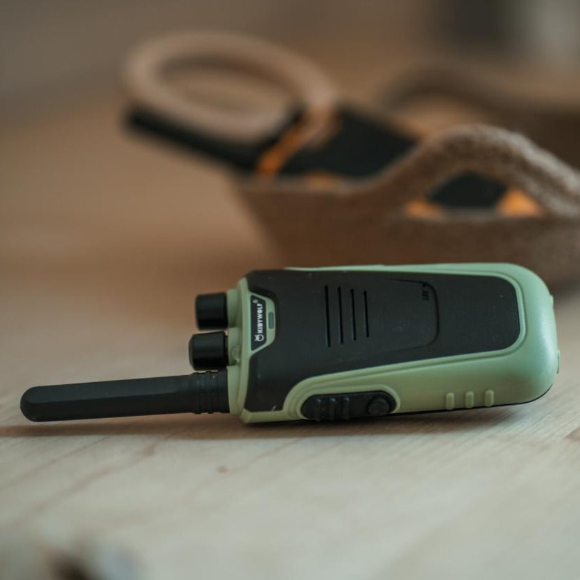 Kidywolf Kidytalk Walkie Talkie 2 Stuks | Groen - Oranje Kidywolf Kidytalk Walkie Talkie 2 Stuks | Groen - Oranje