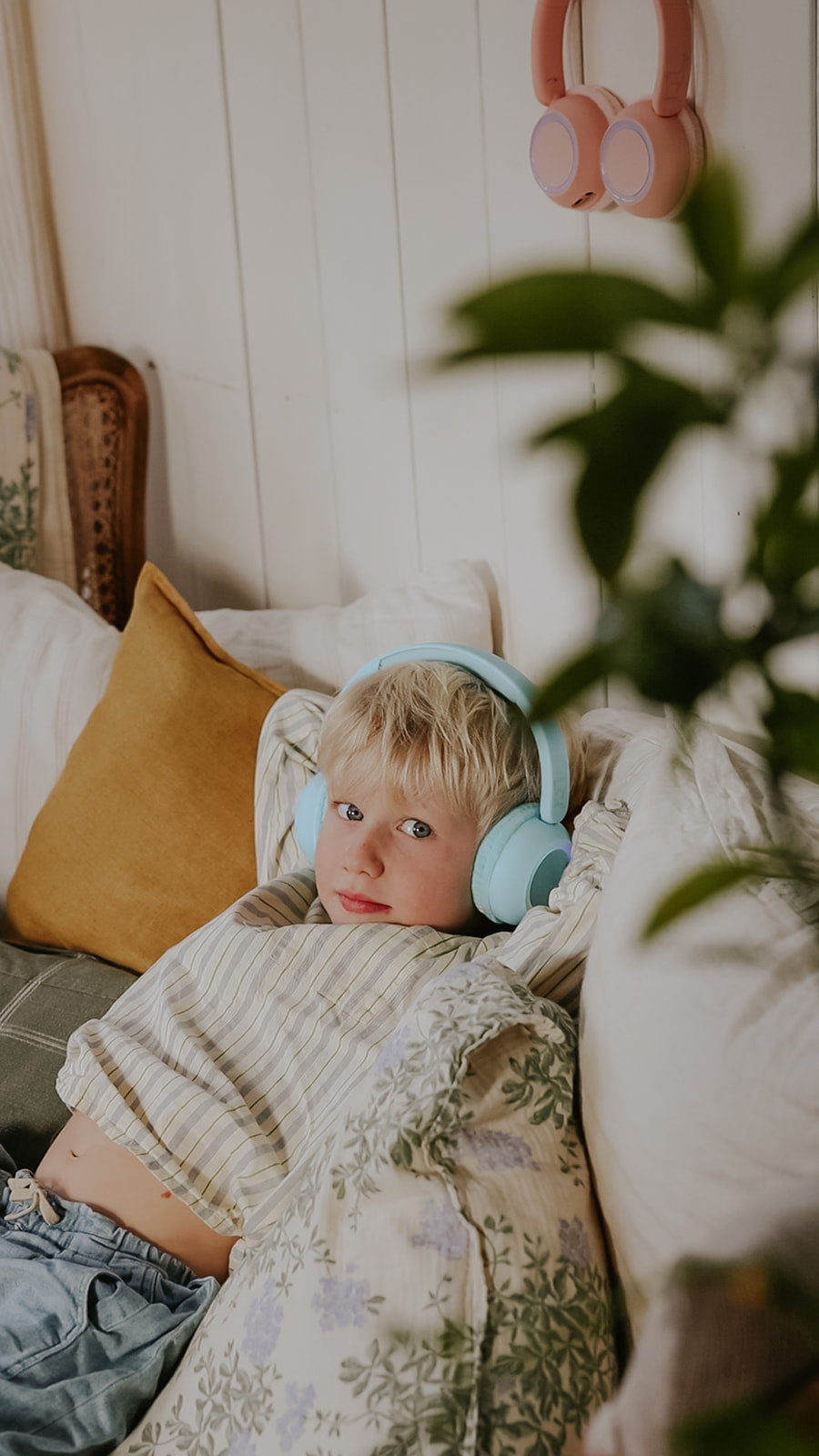 Lalarma Draadloze Koptelefoon Met Licht | Blue Lalarma Draadloze Koptelefoon Met Licht | Blue