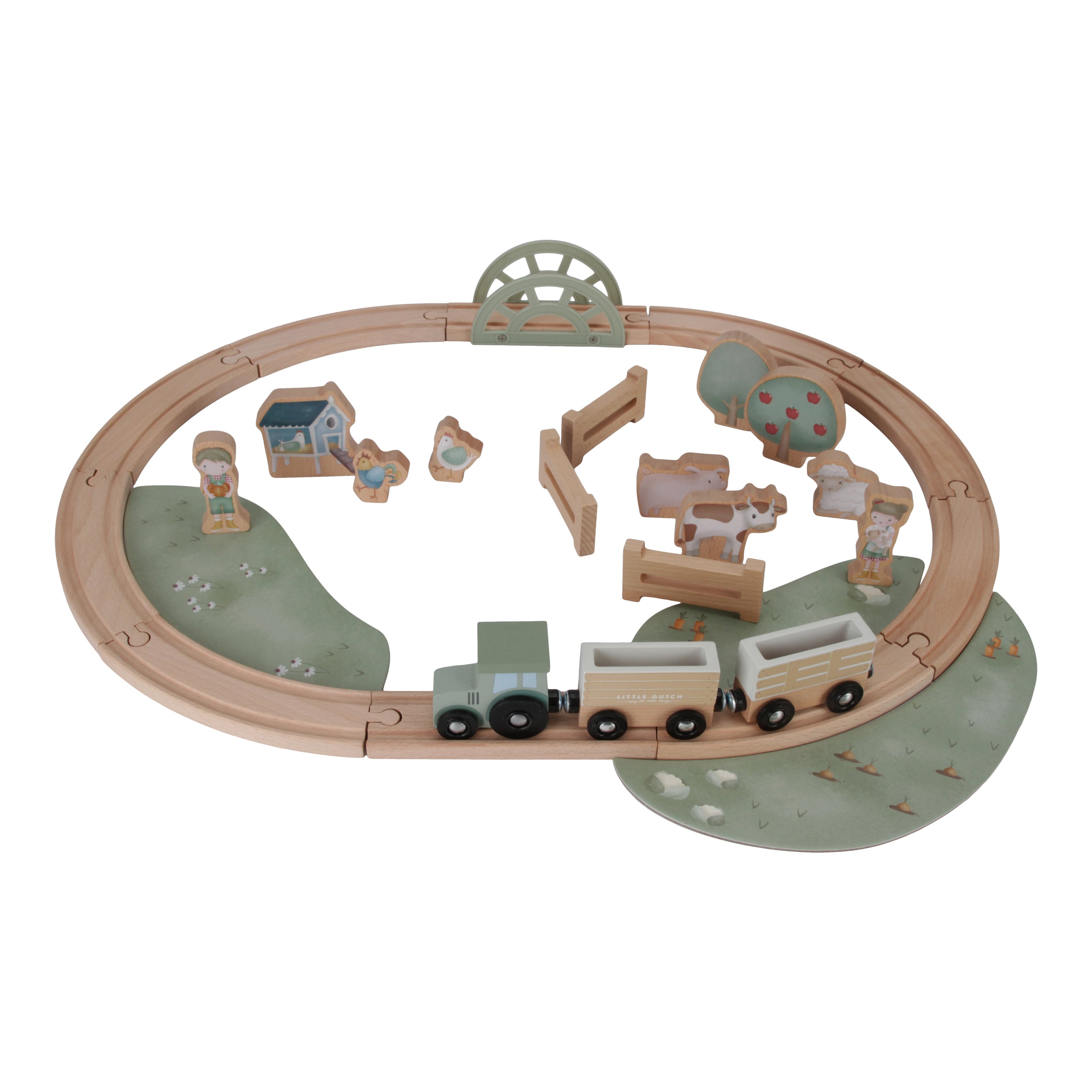Little Dutch Houten Treinset | Little Farm Little Dutch Houten Treinset | Little Farm