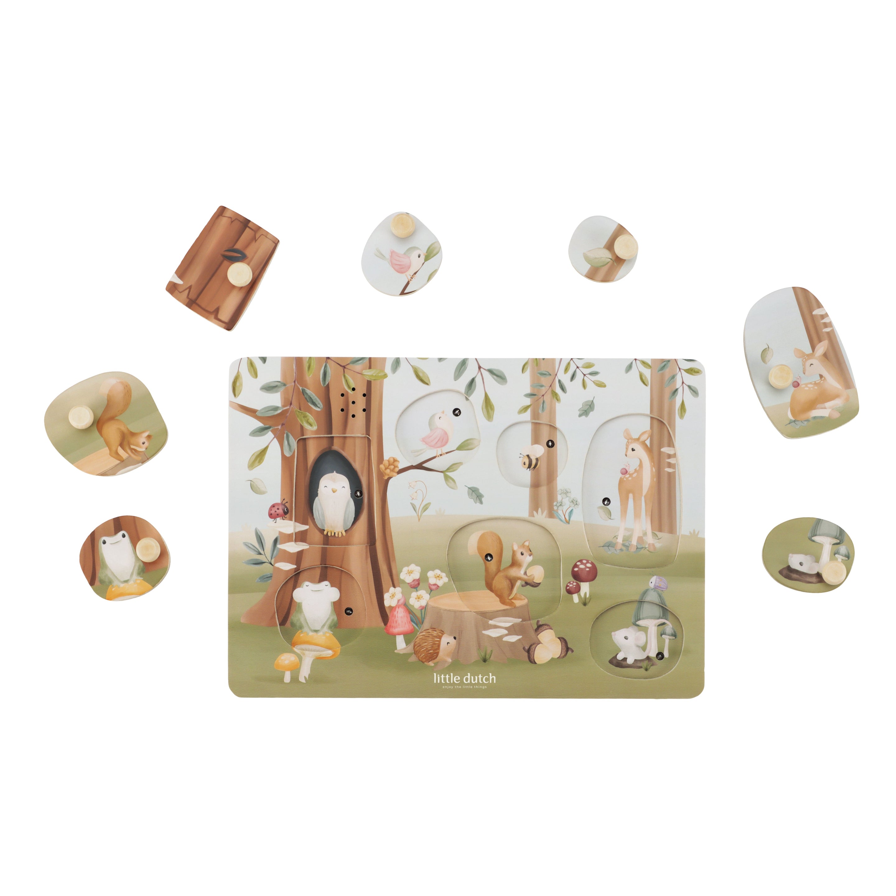 Little Dutch Geluidenpuzzel Forest Friends Fsc Little Dutch Geluidenpuzzel Forest Friends Fsc