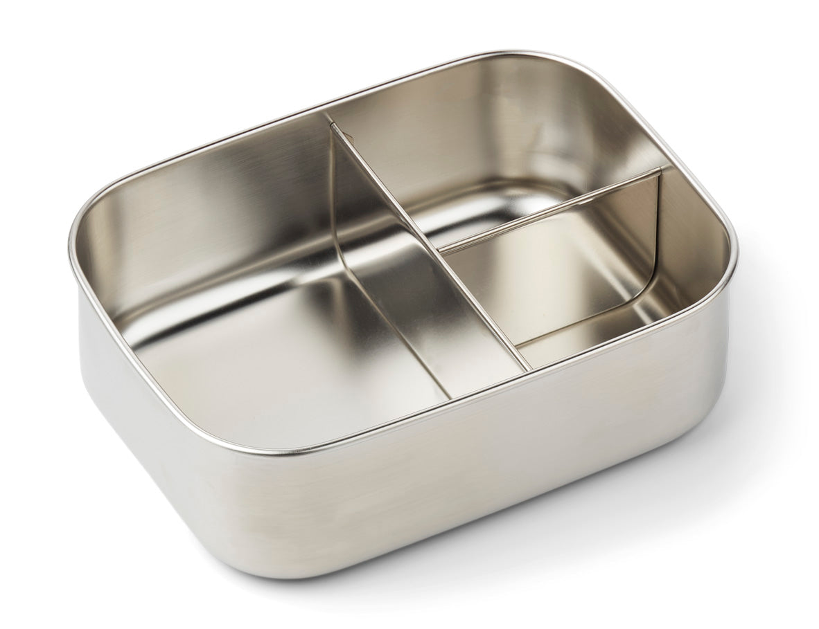 Liewood Arthur Lunch Box Met Vakjes | Peach / Sea Shell Mix Liewood Arthur Lunch Box Met Vakjes | Peach / Sea Shell Mix