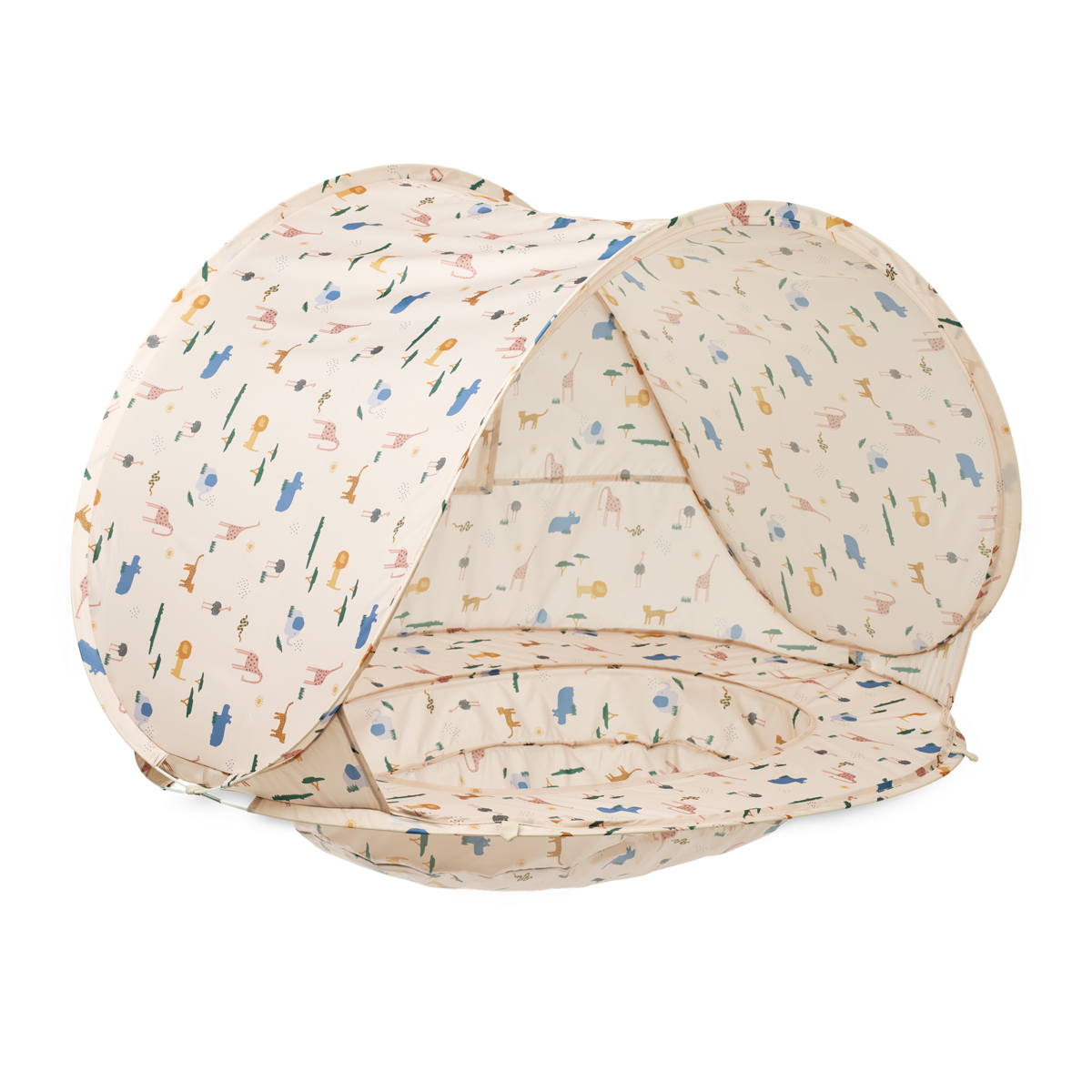 Liewood Everett UV Pop Up Tent Met Peuterbad | Safari Sandy Mix Liewood Everett UV Pop Up Tent Met Peuterbad | Safari Sandy Mix