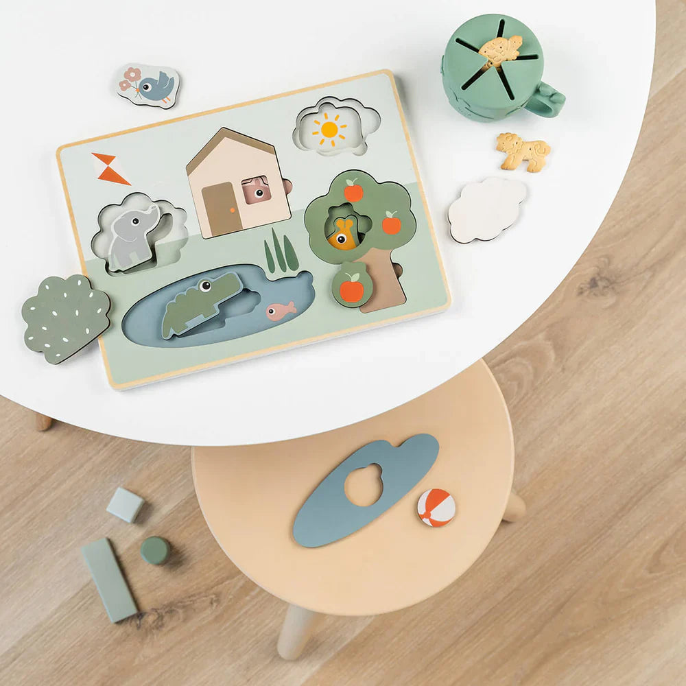 Done By Deer Inlegpuzzel Deer Friends Colour Mix Done By Deer Inlegpuzzel Deer Friends Colour Mix