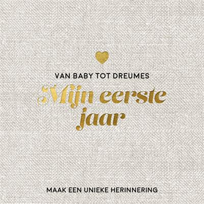 Van Baby Tot Dreumes Invulboek | Mijn Eerste Jaar Van Baby Tot Dreumes Invulboek | Mijn Eerste Jaar