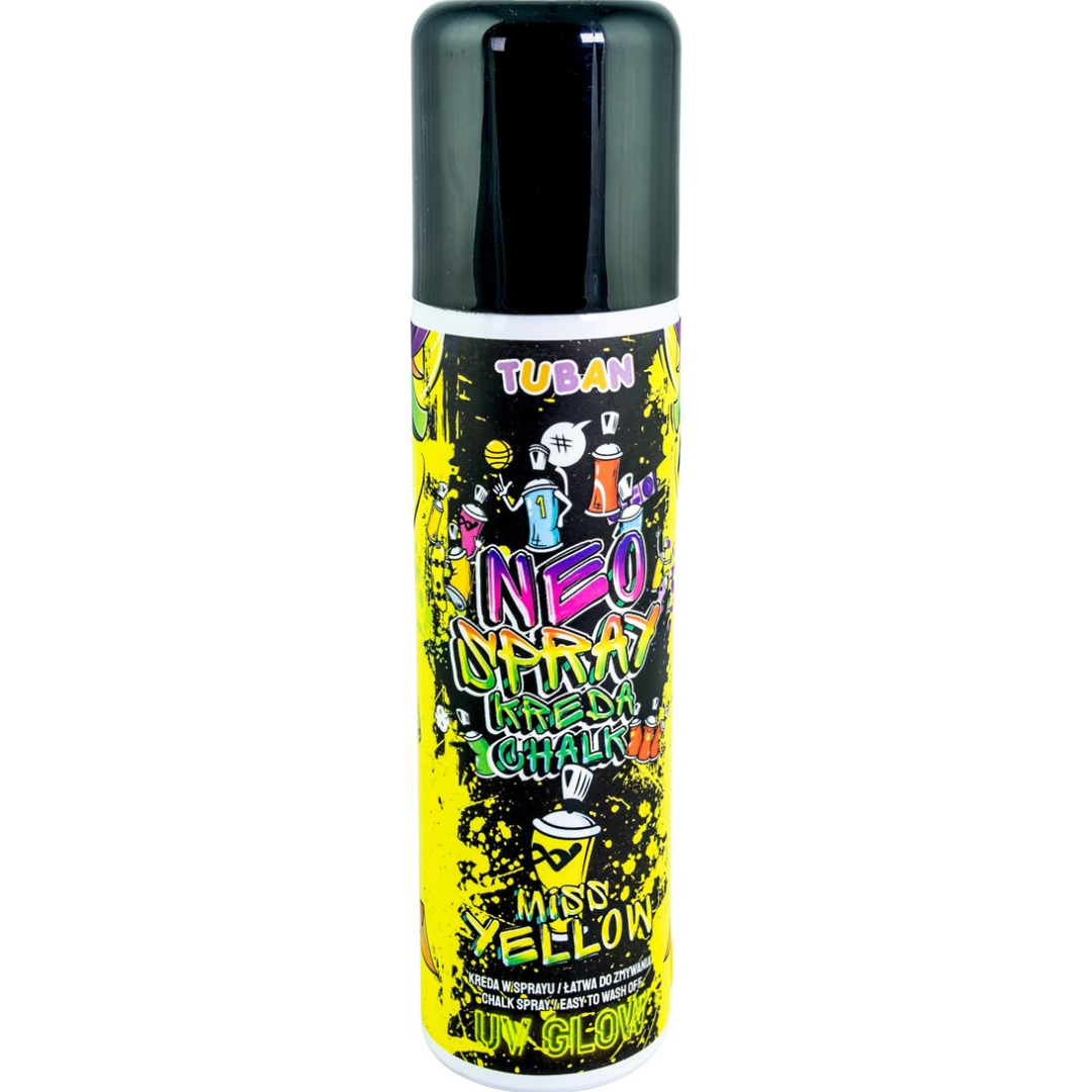 Tuban Neo Chalk Spray Stoepkrijt | Yellow 150 ml Tuban Neo Chalk Spray Stoepkrijt | Yellow 150 ml