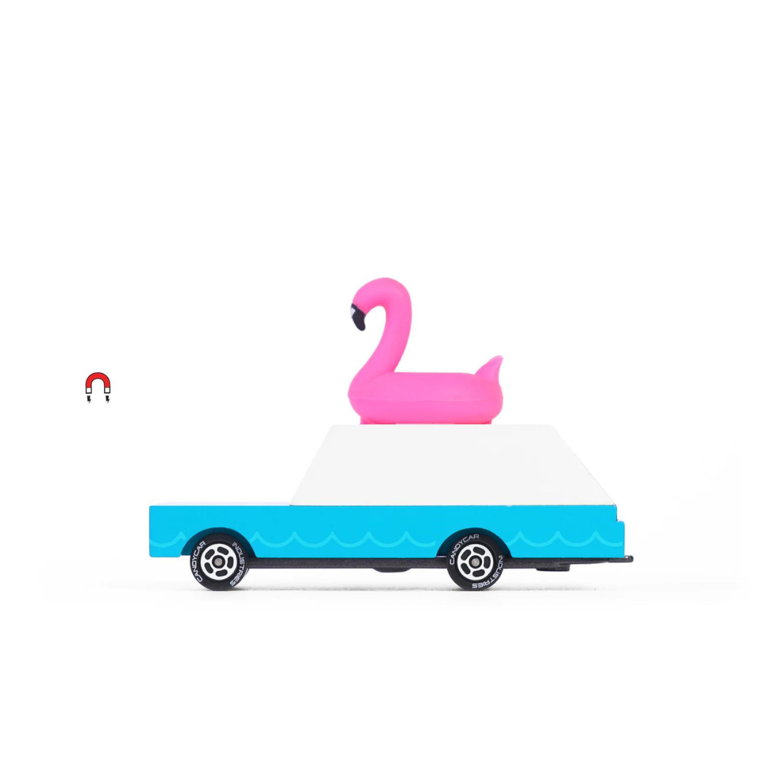 Candylab Toys Speelgoedauto | Flamingo Wagon Candylab Toys Speelgoedauto | Flamingo Wagon