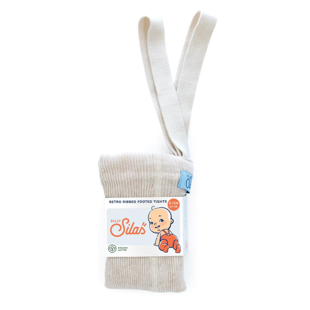 Silly Silas Broekkousen Footed Met Voetjes | Cream Blend Silly Silas Broekkousen Footed Met Voetjes | Cream Blend