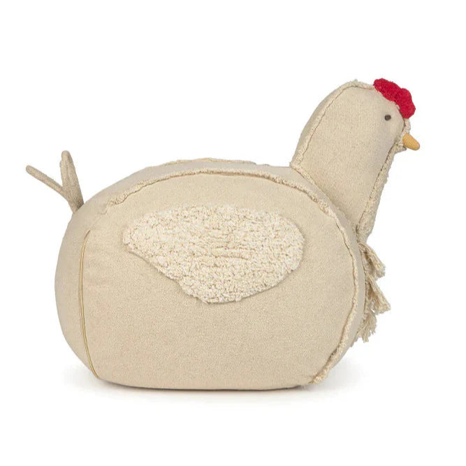Lorena Canals Pouffe 60x40x44cm | Chicken Lorena Canals Pouffe 60x40x44cm | Chicken