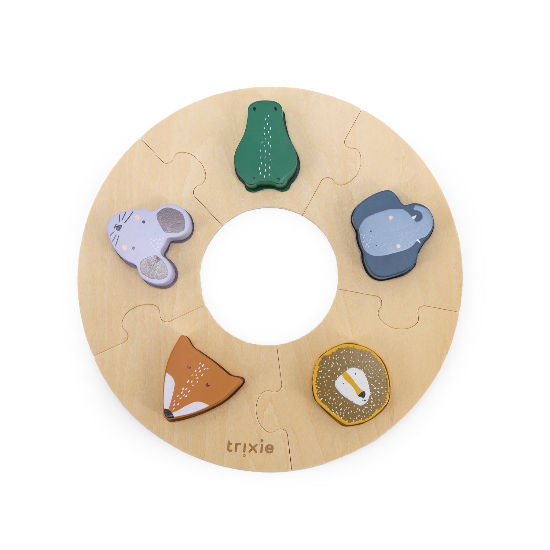 * Trixie Houten Ronde Puzzel * Trixie Houten Ronde Puzzel