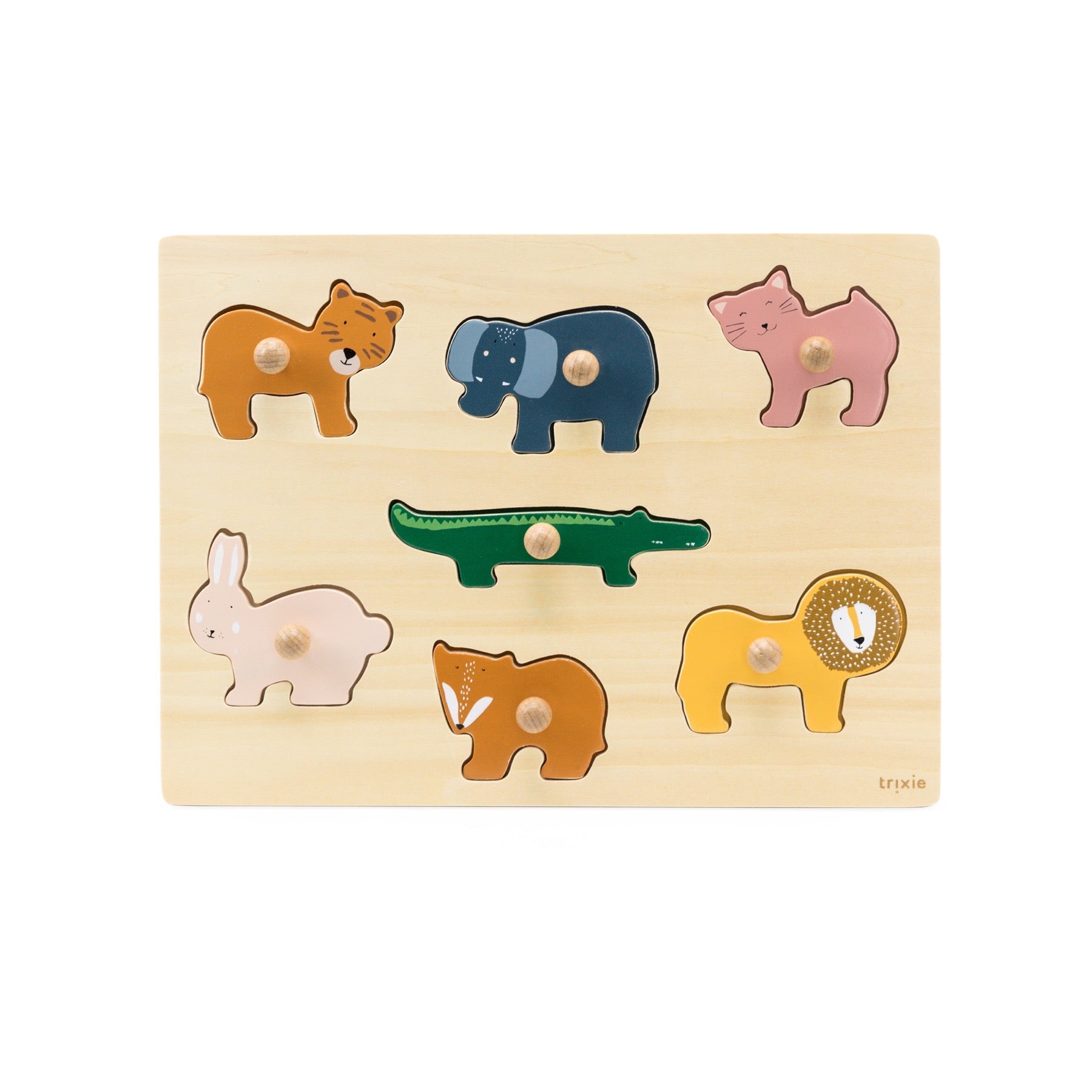 Trixie Houten Puzzel Animal - 7PCS Trixie Houten Puzzel Animal - 7PCS