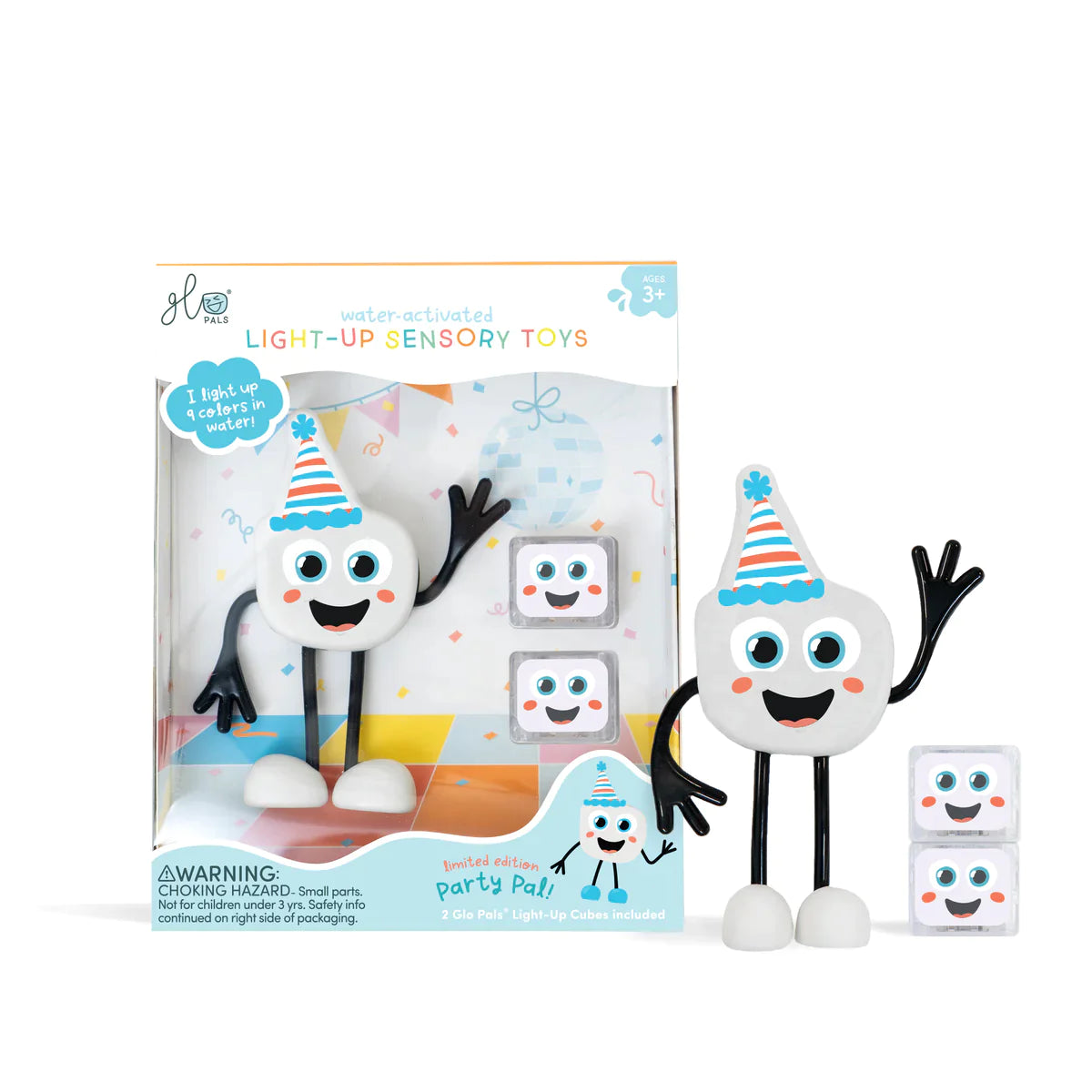 Glo Pals Light Up Sensory Toy Badspeeltje Party Pal Character Glo Pals Light Up Sensory Toy Badspeeltje Party Pal Character