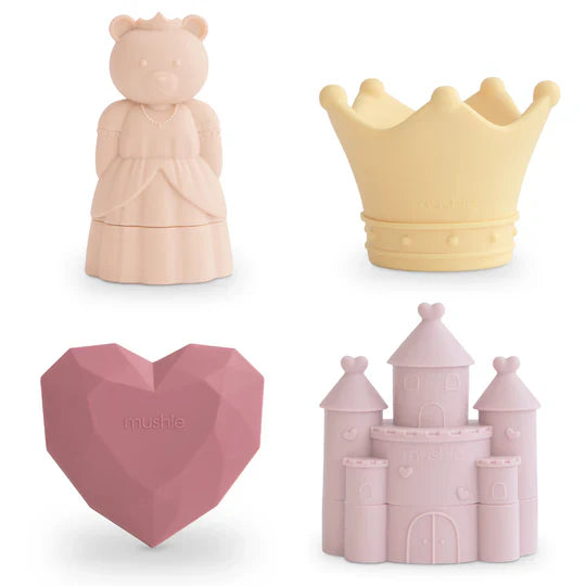Mushie Badspeelgoed Set 4-Pack | Princess Mushie Badspeelgoed Set 4-Pack | Princess