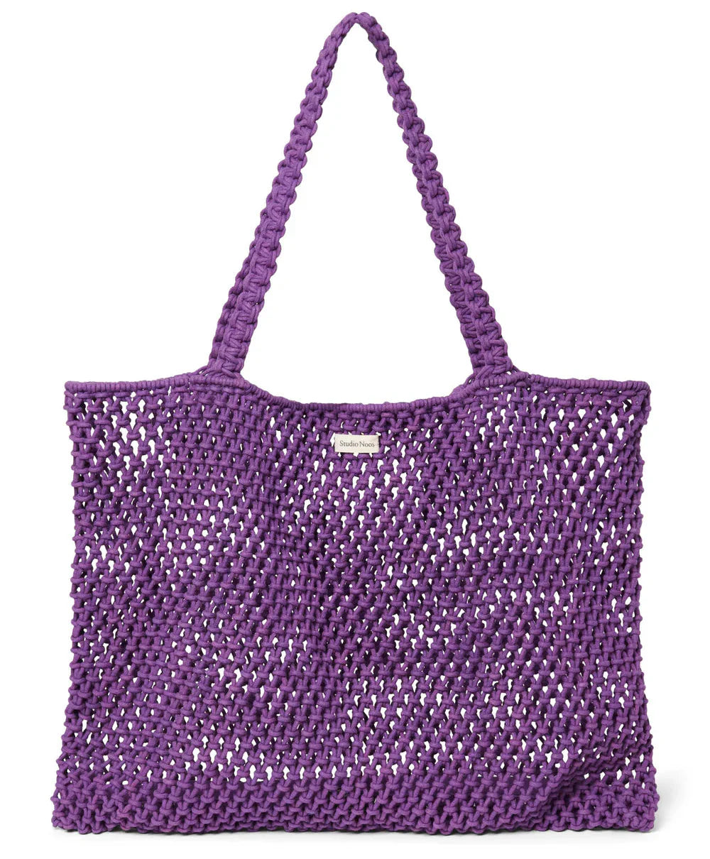 Studio Noos Mom Bag | Purple Macrame Studio Noos Mom Bag | Purple Macrame