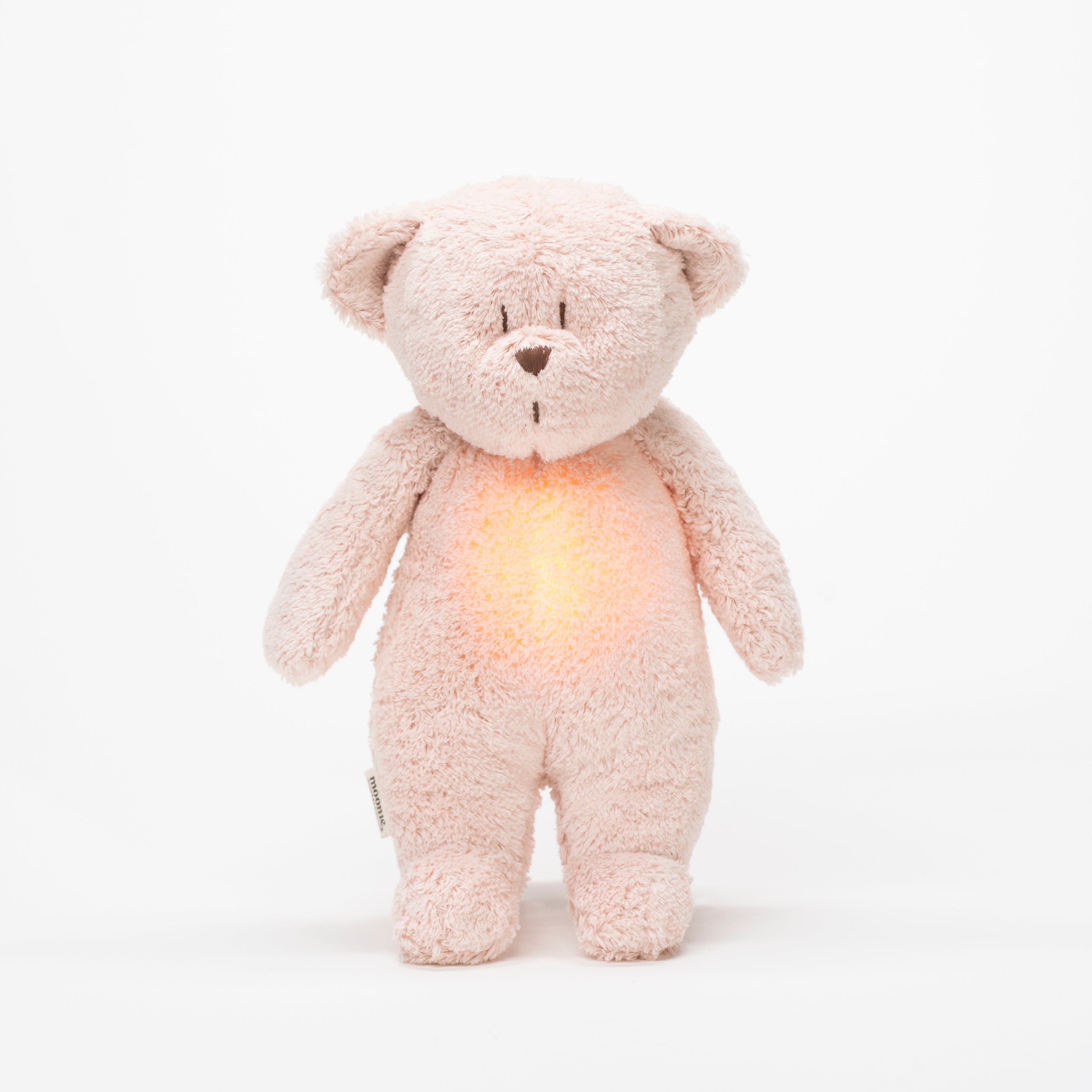 Moonie 2.0 upgrade - Knuffel Hartslag en Licht | Bear Rose - Biologisch katoen Moonie 2.0 upgrade - Knuffel Hartslag en Licht | Bear Rose - Biologisch katoen