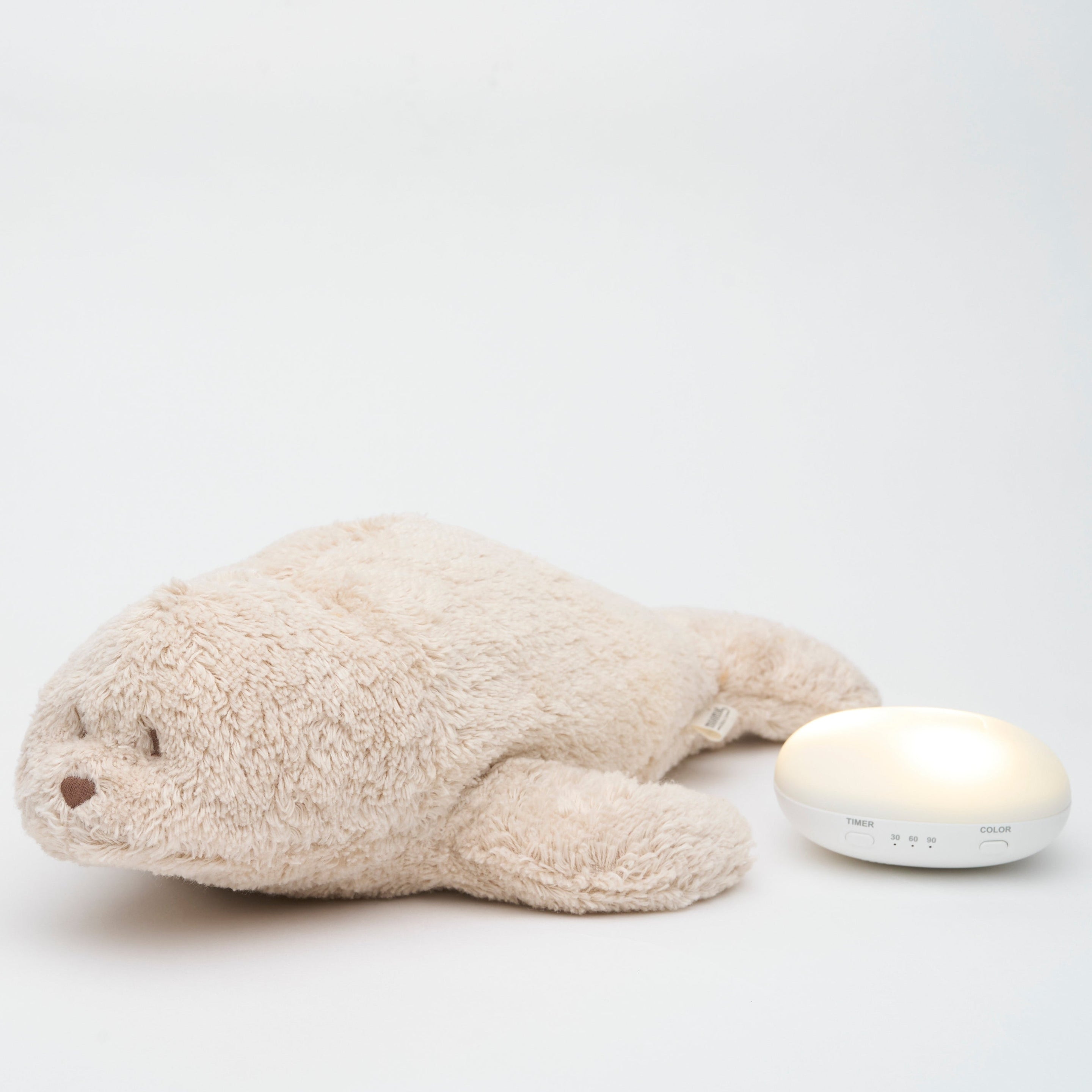 Moonie 2.0 - Knuffel Hartslag en Licht | Humming Zeehondje Seal Sand Moonie 2.0 - Knuffel Hartslag en Licht | Humming Zeehondje Seal Sand