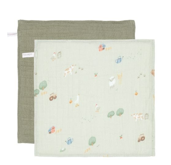 Little Dutch Monddoekjes Set Hydrofiel | Little Farm Little Dutch Monddoekjes Set Hydrofiel | Little Farm