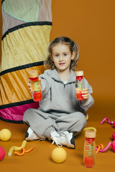 Petit Boum Sensorische Fles | Spiraal Roze Petit Boum Sensorische Fles | Spiraal Roze