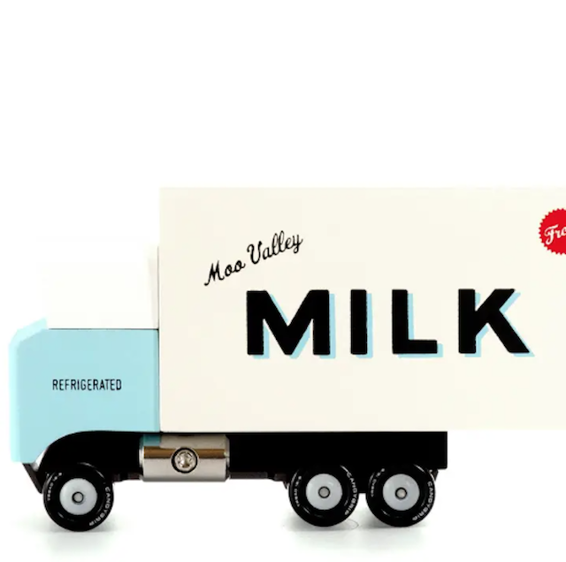 Candylab Toys Speelgoedwagen | Milk Truck Candylab Toys Speelgoedwagen | Milk Truck