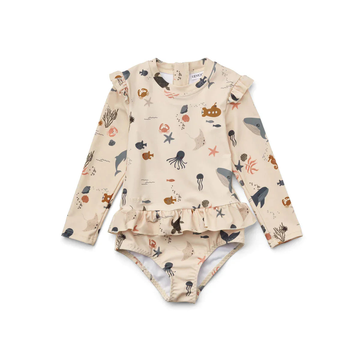 Liewood Sille Swim Jumpsuit 2-3Y | Sea Creature / Sandy Mix Liewood Sille Swim Jumpsuit 2-3Y | Sea Creature / Sandy Mix
