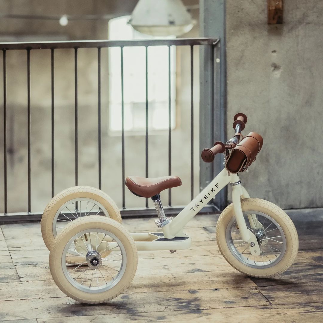 Trybike Steel Loopfiets 2-in-1 | Cream Trybike Steel Loopfiets 2-in-1 | Cream