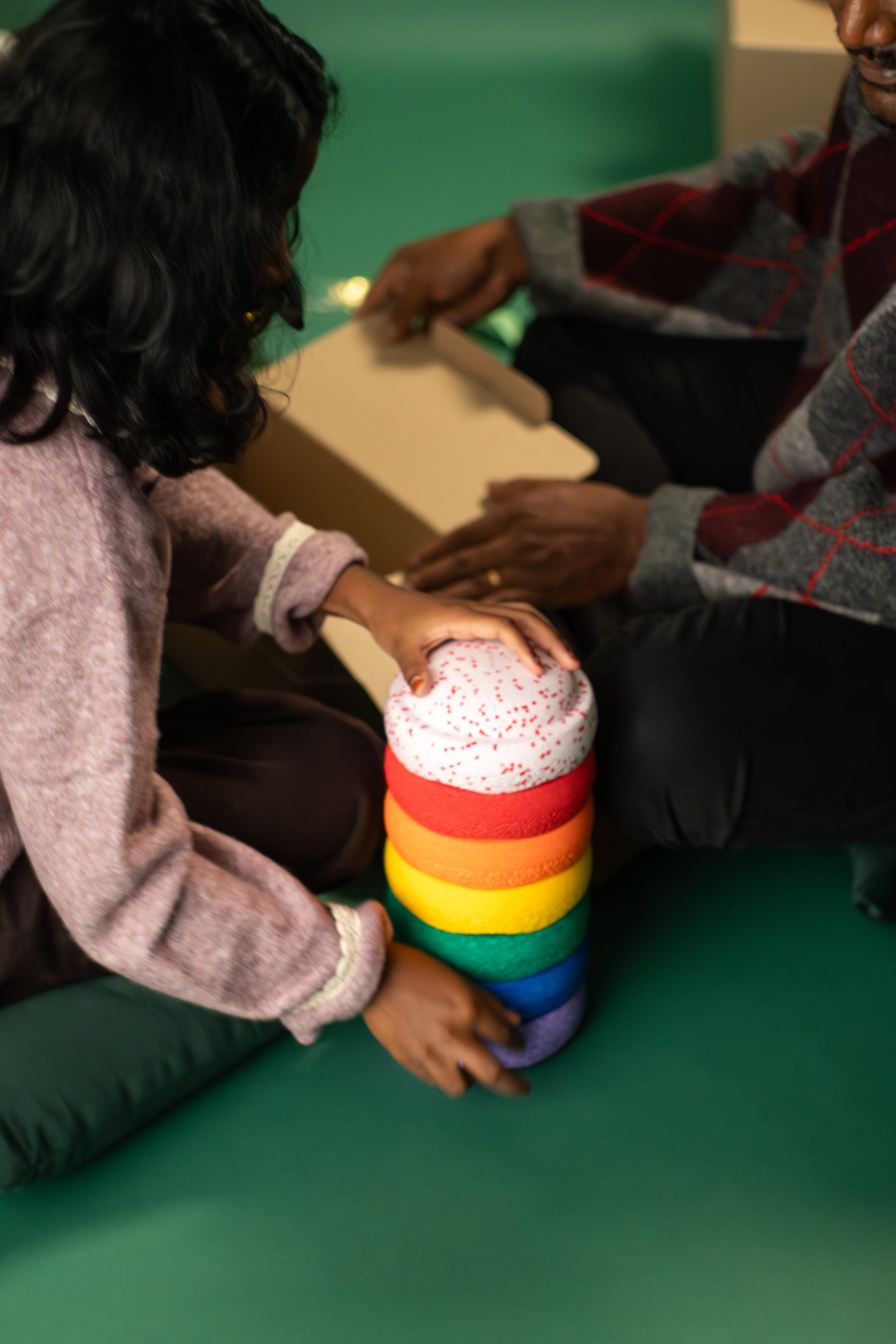 Stapelstein Blush Mini Rainbow Classic | Set van 6 + GRATIS Blush Steen Stapelstein Blush Mini Rainbow Classic | Set van 6 + GRATIS Blush Steen