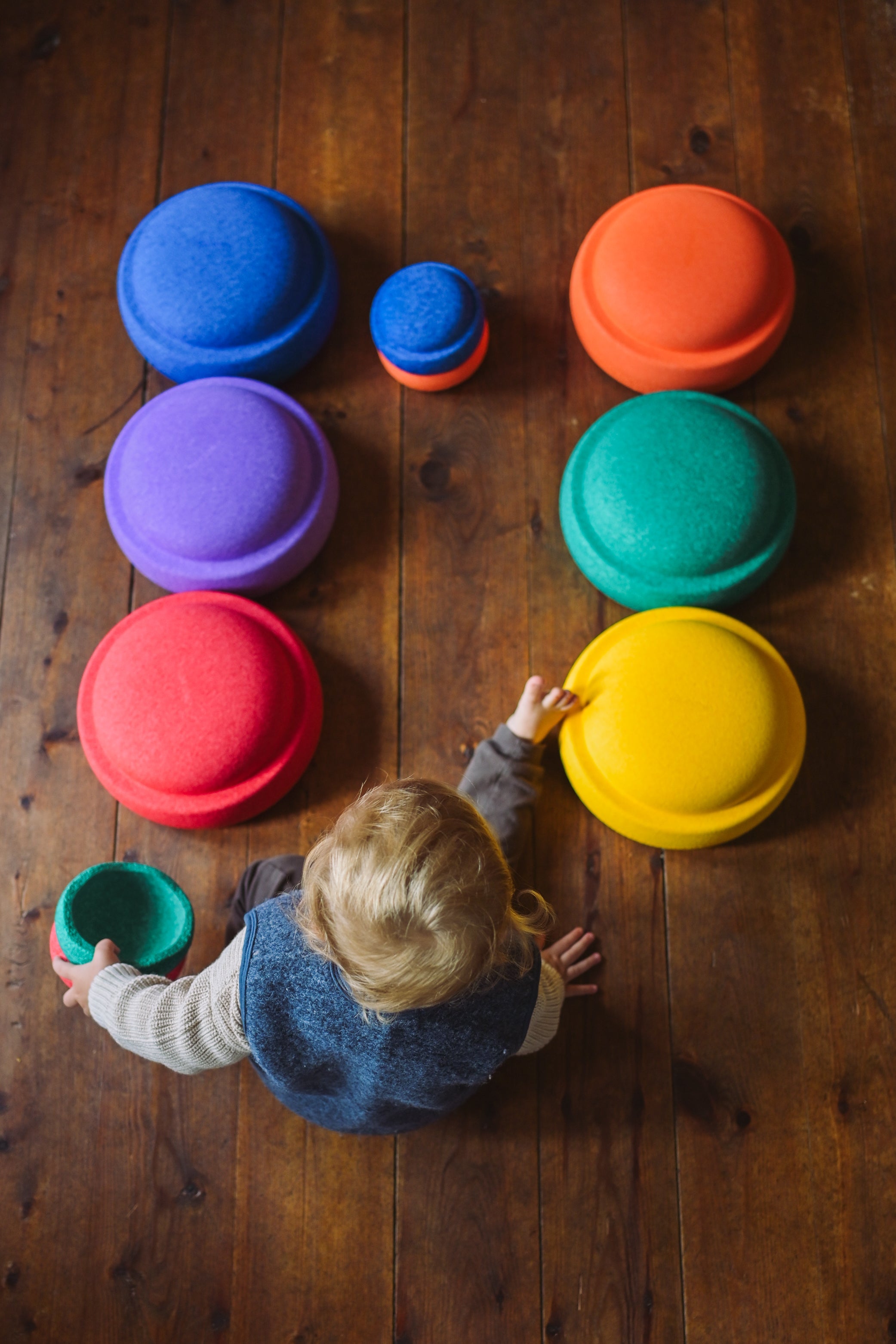 Stapelstein Original Mini Rainbow Classic | Set van 6 Stapelstein Original Mini Rainbow Classic | Set van 6