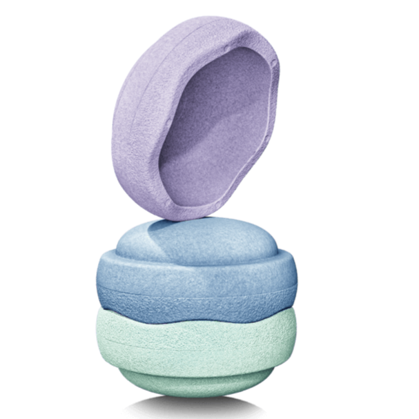 Stapelstein Original Rainbow Cool Pastel | Set van 3 Stapelstein Original Rainbow Cool Pastel | Set van 3