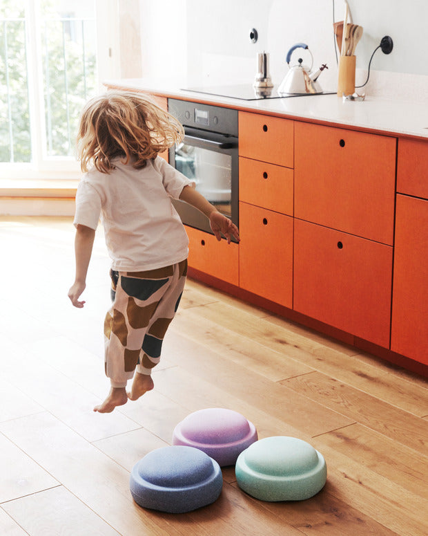 Stapelstein Original Rainbow Cool Pastel | Set van 3 Stapelstein Original Rainbow Cool Pastel | Set van 3