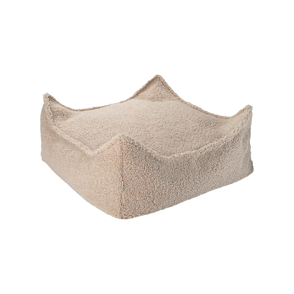 Wigiwama Pouffe Square Ottoman | Biscuit Wigiwama Pouffe Square Ottoman | Biscuit