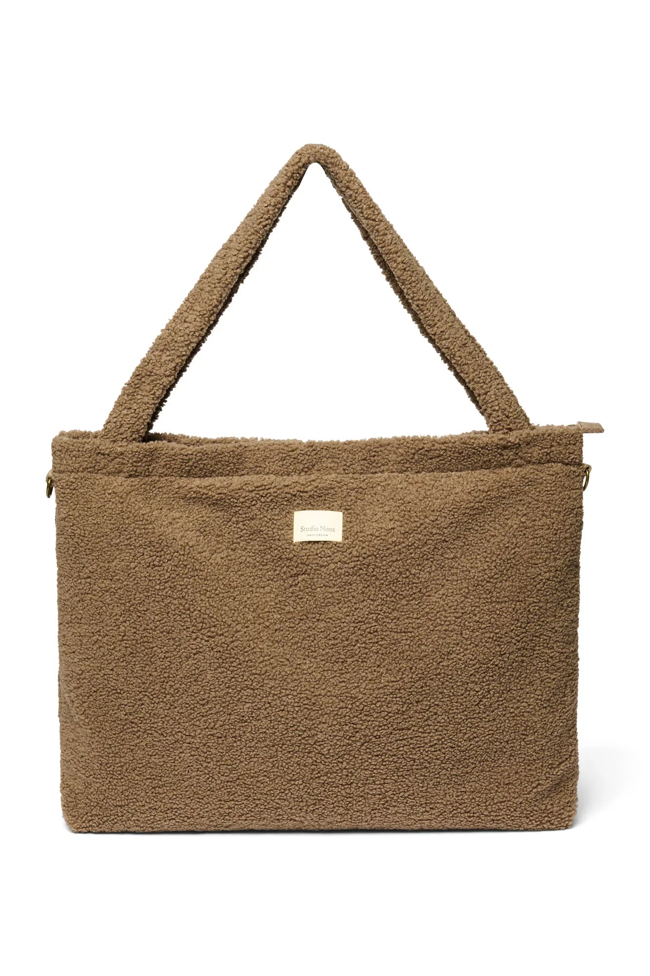 Studio Noos Brown Teddy Diaper Bag Luiertas Met Rits Studio Noos Brown Teddy Diaper Bag Luiertas Met Rits