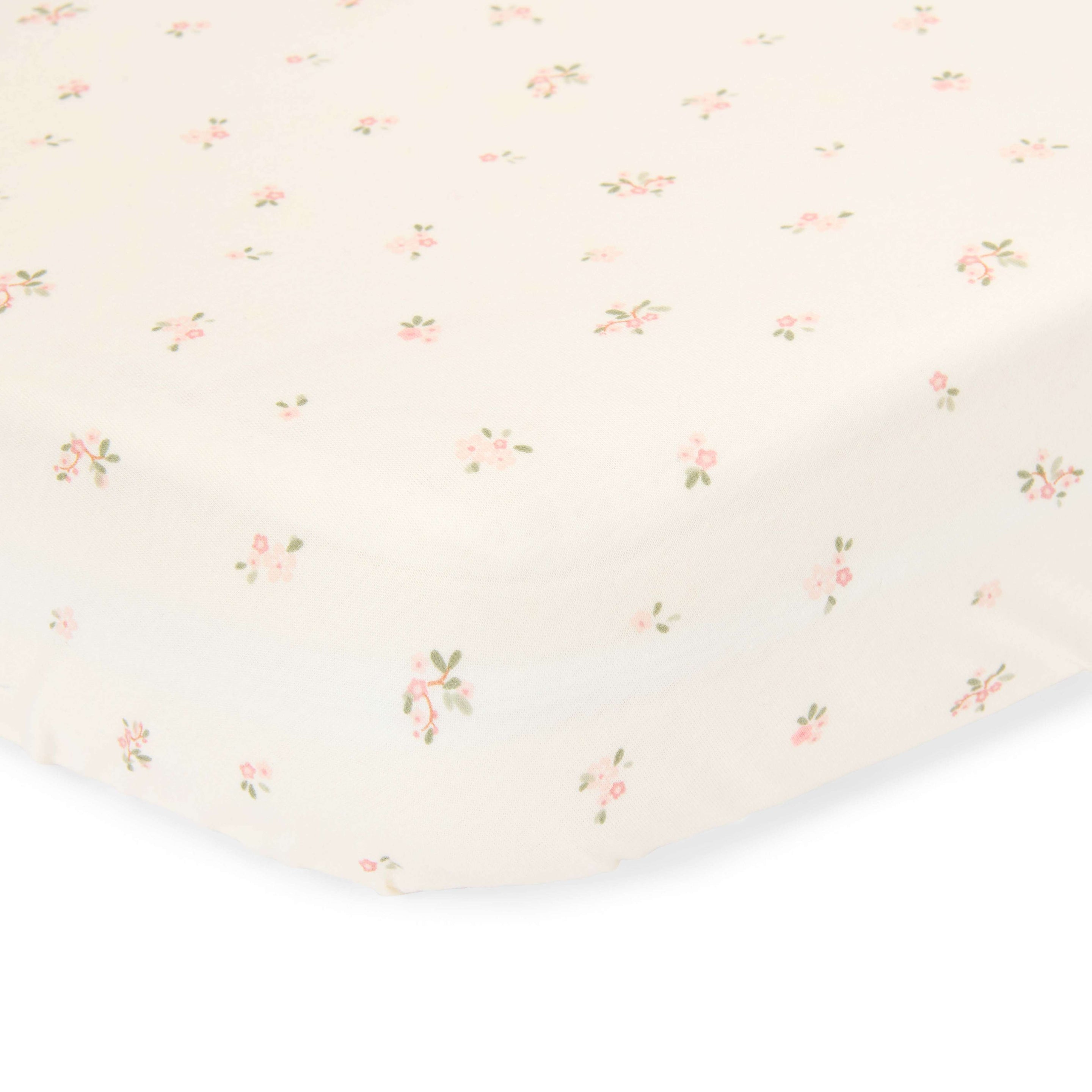 Little Dutch Hoeslaken 70X140/150 Fairy Blossom | Wit Little Dutch Hoeslaken 70X140/150 Fairy Blossom | Wit