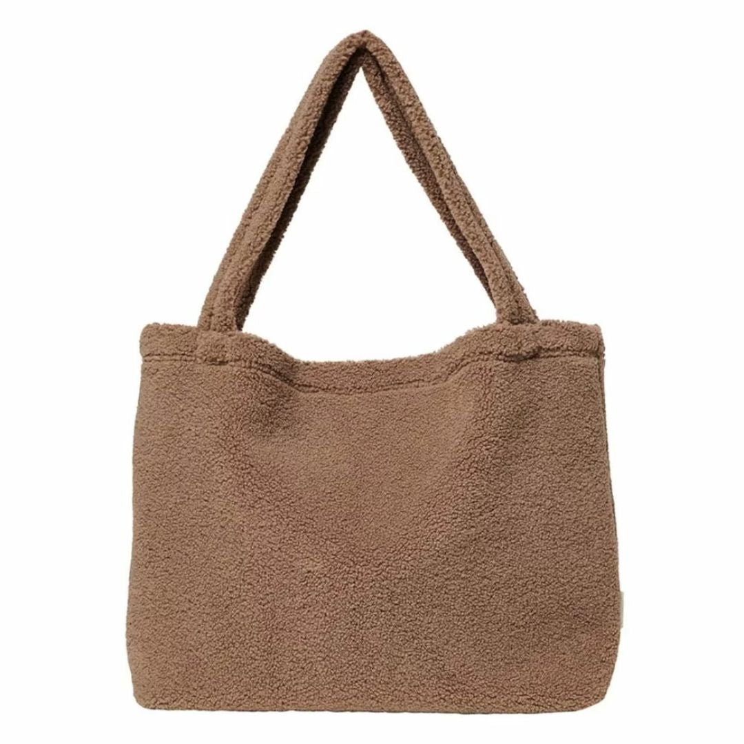 * Studio Noos Mom Bag | Brown Chunky Teddy * Studio Noos Mom Bag | Brown Chunky Teddy