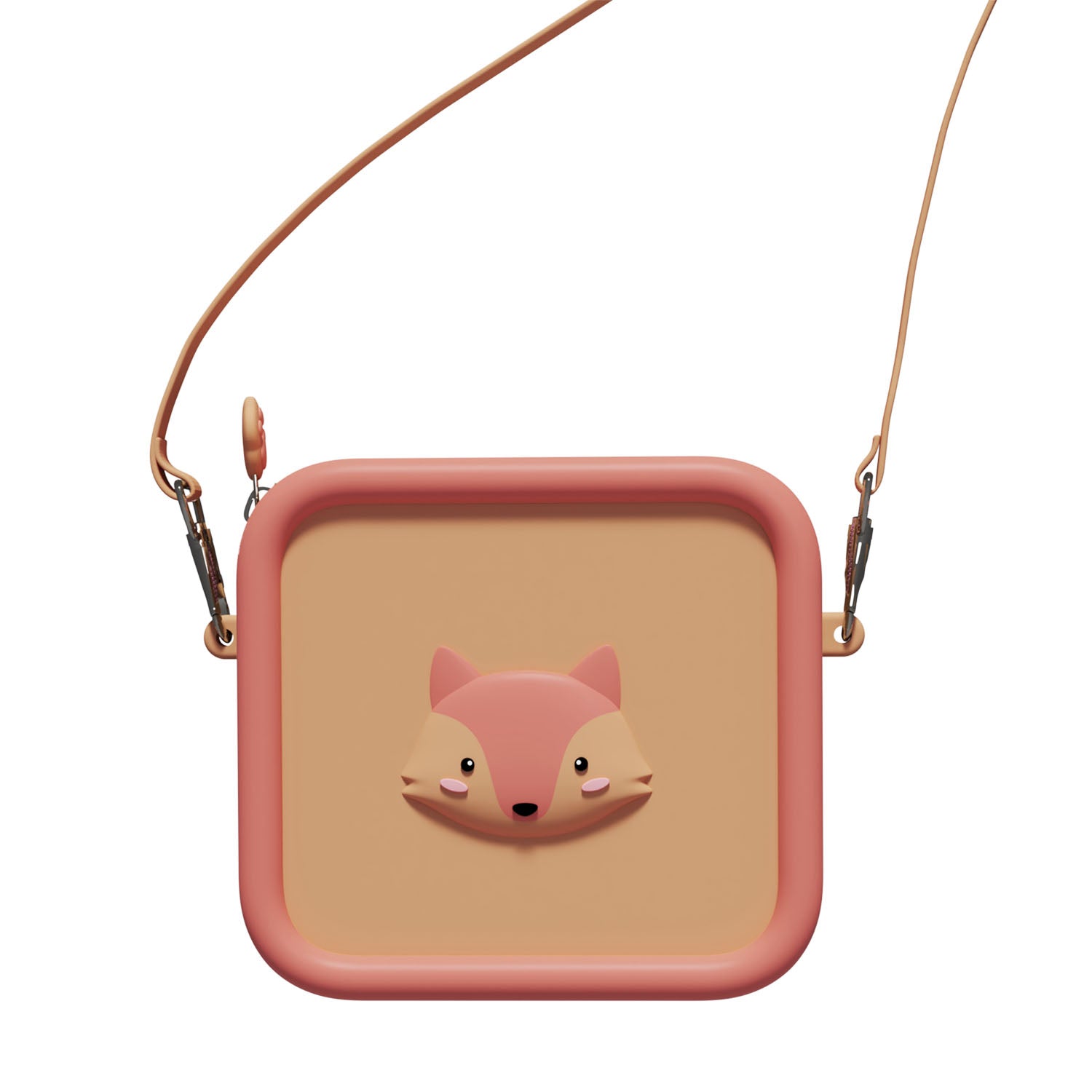The Zoofamily Silicone Tasje | fox The Zoofamily Silicone Tasje | fox