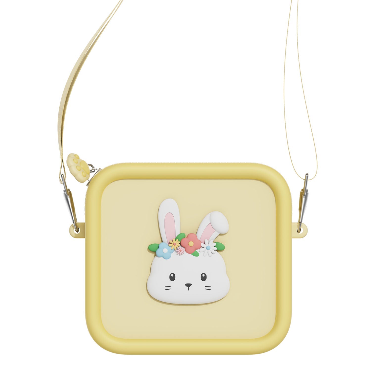 The Zoofamily Silicone Tasje | rabbit flower The Zoofamily Silicone Tasje | rabbit flower
