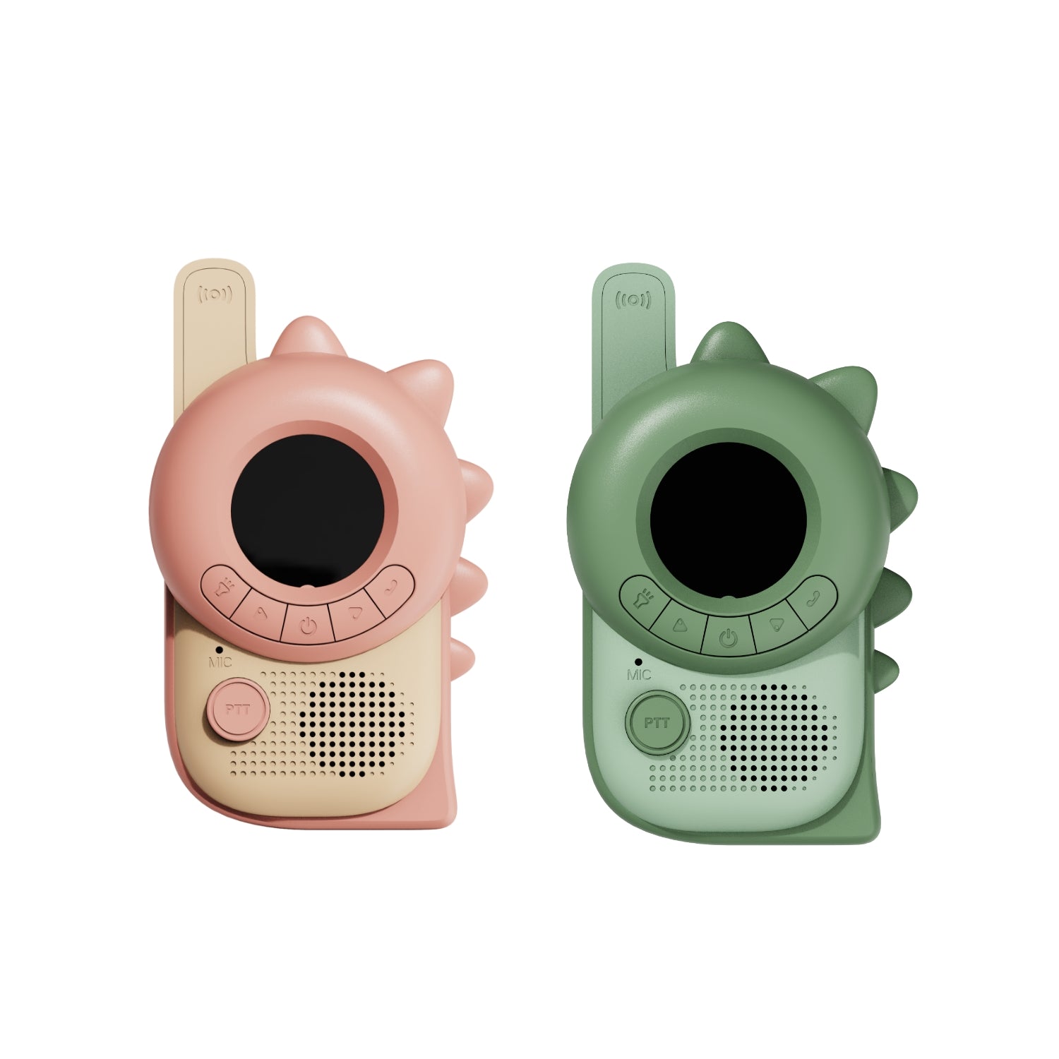 The Zoofamily Zoo walkie talkie | Dino Pink - Green The Zoofamily Zoo walkie talkie | Dino Pink - Green