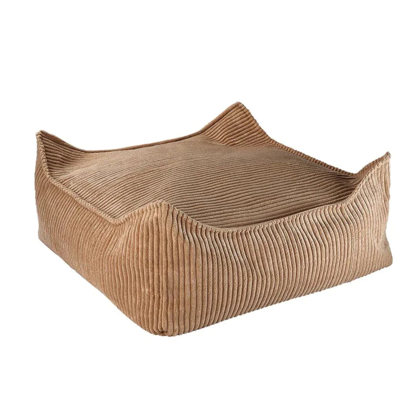 Wigiwama Pouffe Square Ottoman | Toffee Wigiwama Pouffe Square Ottoman | Toffee