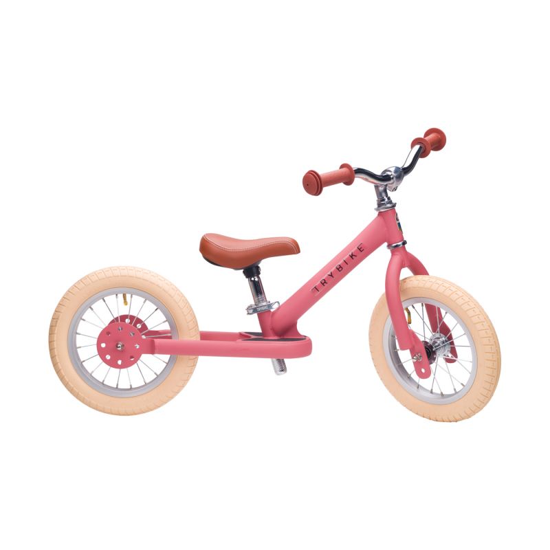 Trybike Steel Loopfiets 2-in-1 | Matt Pink Trybike Steel Loopfiets 2-in-1 | Matt Pink