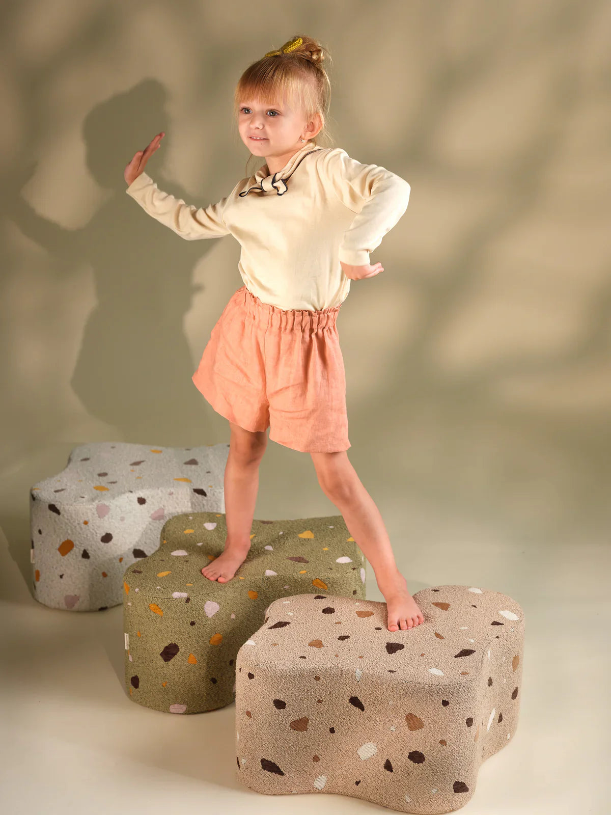 Wigiwama Cloud Pouffe | Terrazzo Sand Wigiwama Cloud Pouffe | Terrazzo Sand